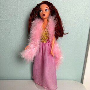 1999 Mattel My Scene Doll Chelsea Red Hair Brown Eyes Knees Bend Real Eyelashes